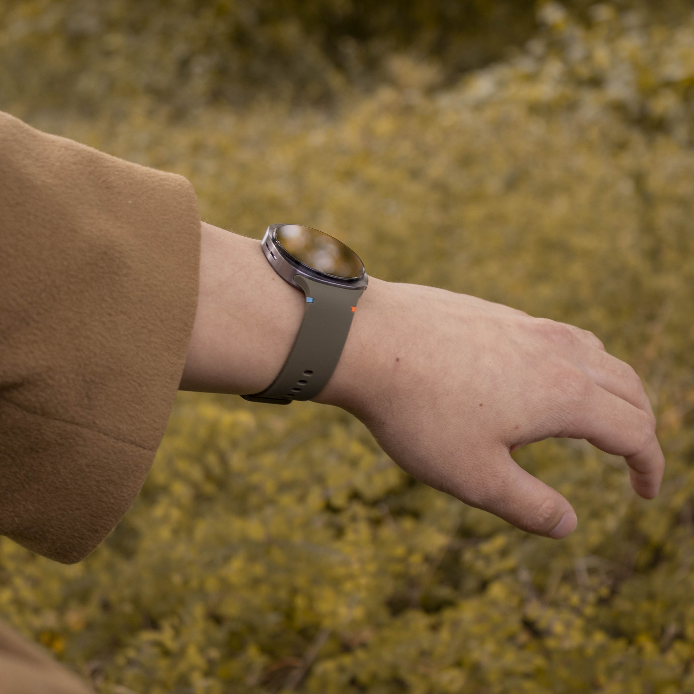 Samsung Galaxy Watch 8 Classic Silicone Strap (Army Green)