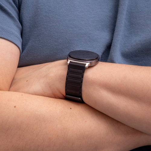 Samsung Galaxy Watch 8 - 40mm Magnetic Silicone Strap (Black)