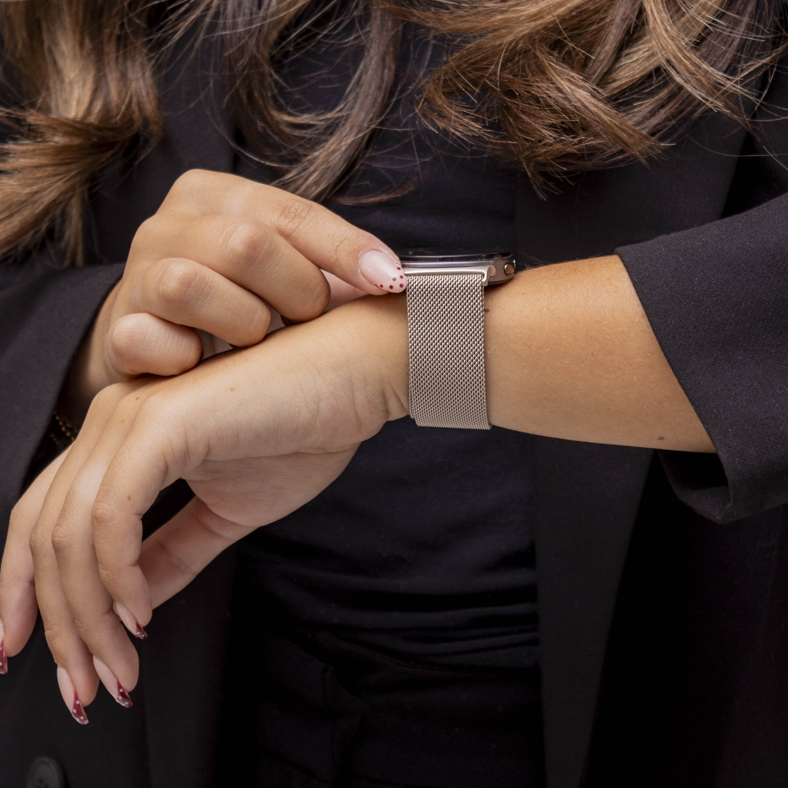 Samsung Galaxy Watch 8 Classic Milanese Strap (Retro Gold)