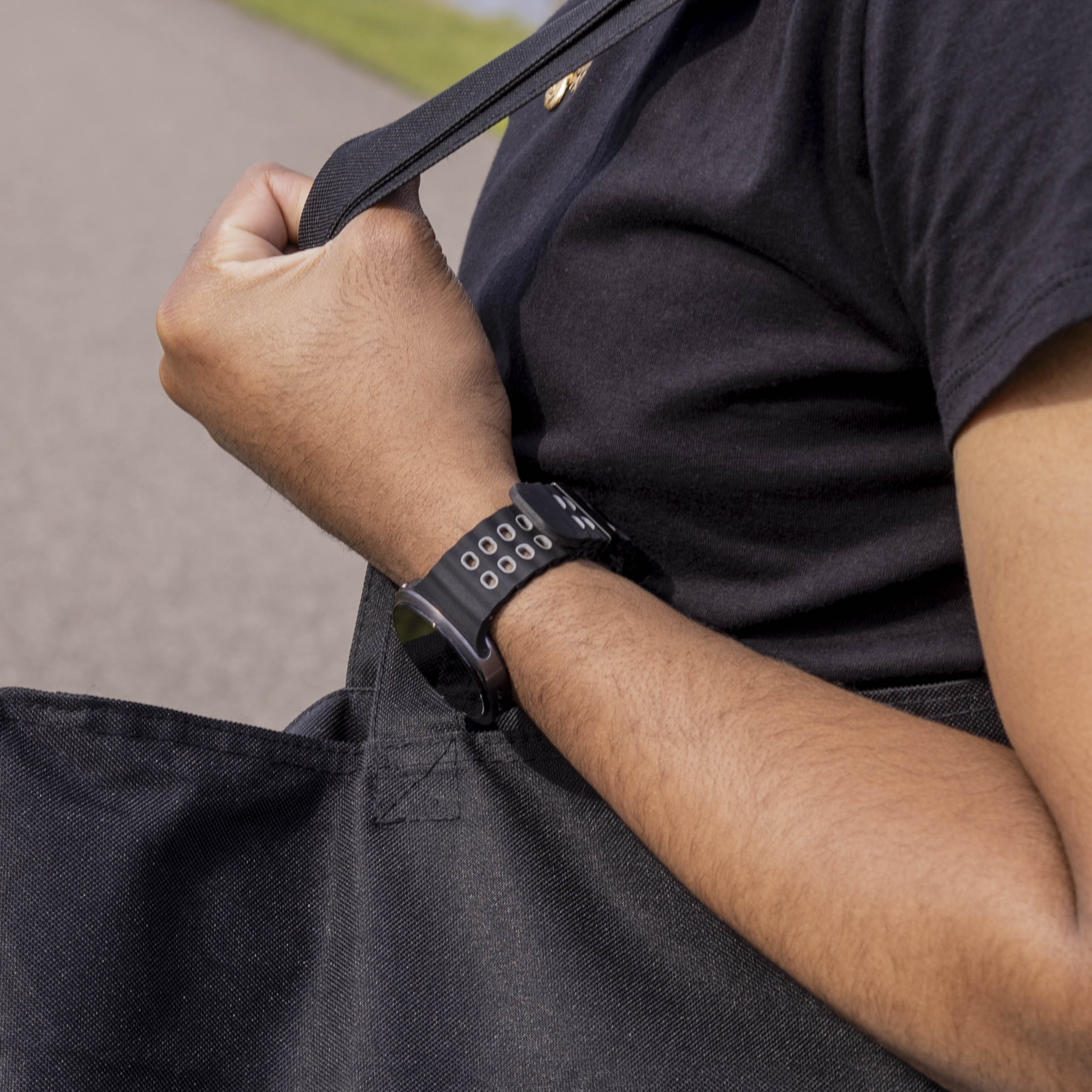 Samsung Galaxy Watch 8 - 40mm Ocean Strap (Black/Grey)