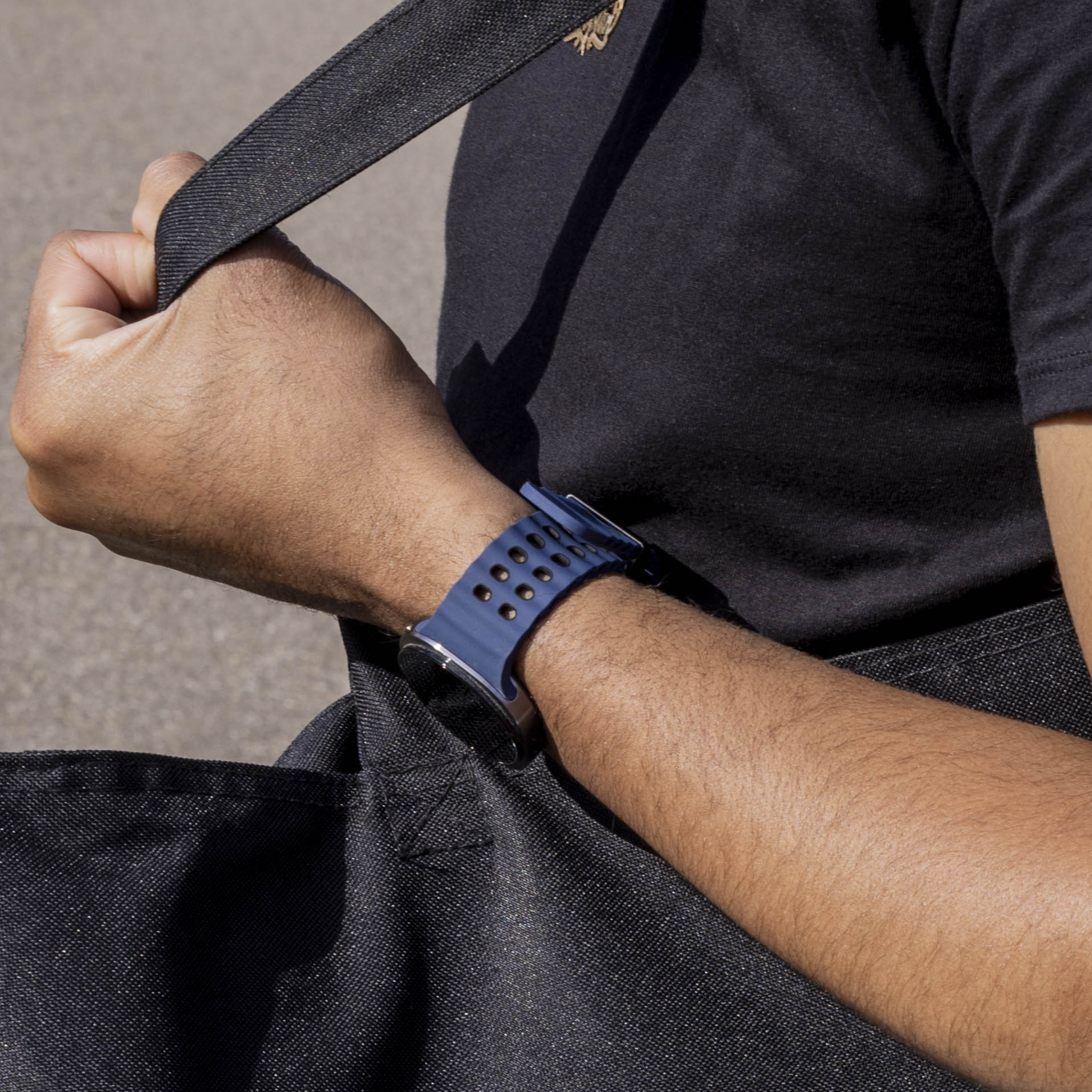 Samsung Galaxy Watch 8 - 44mm Ocean Strap (Blue/Black)