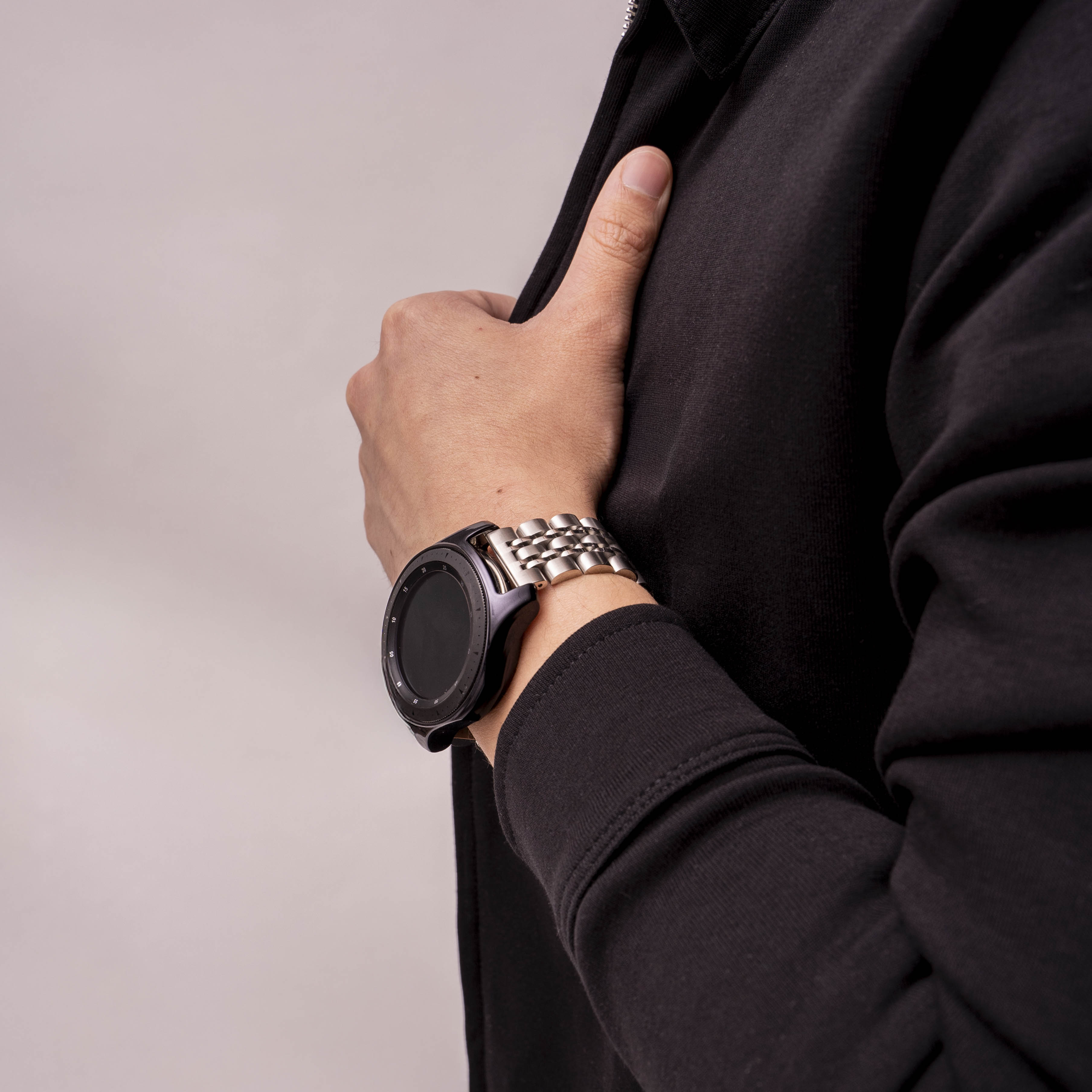 Polar Vantage M Steel Link Strap Duo (Silver)