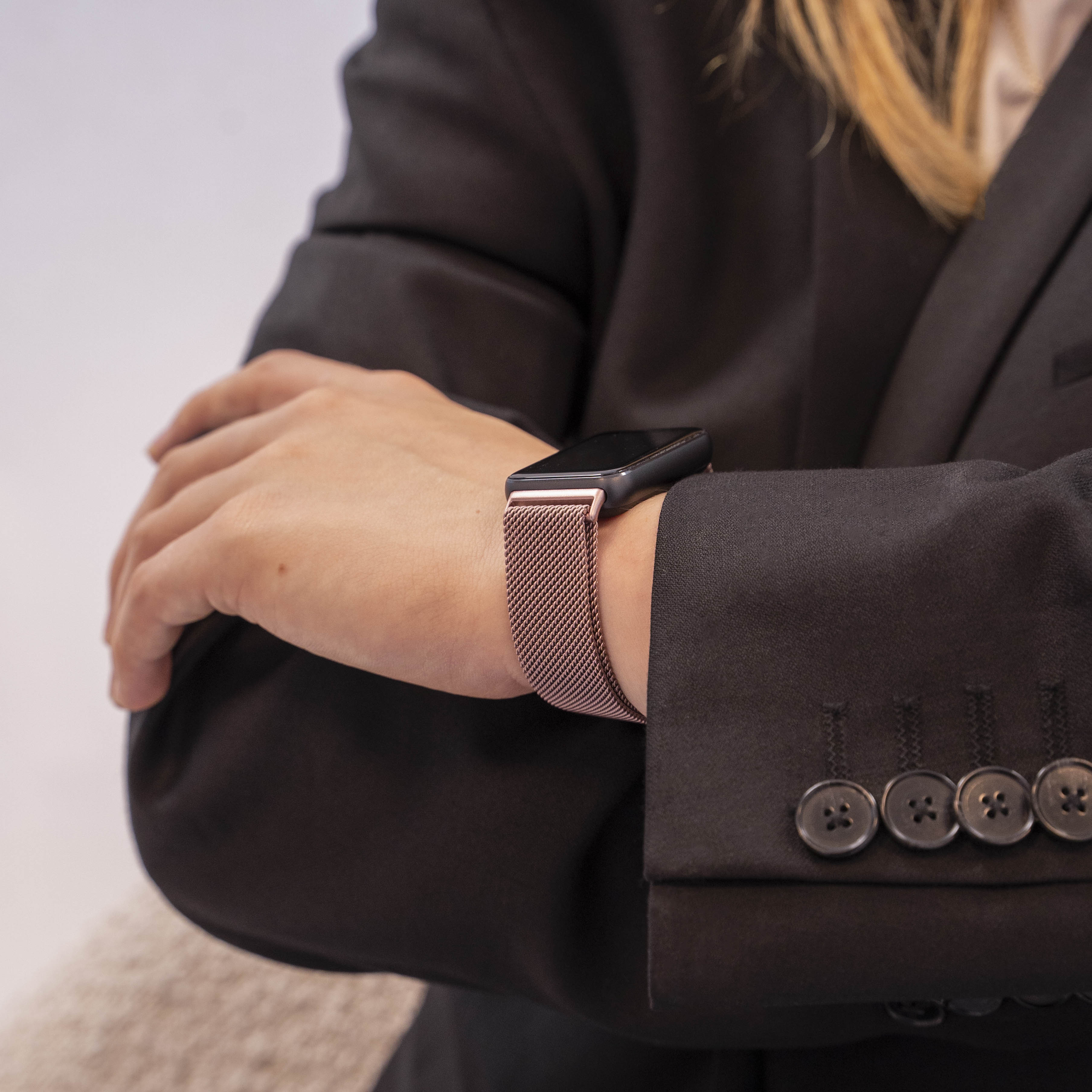 Samsung Galaxy Fit 3 Milanese Strap (Pink)