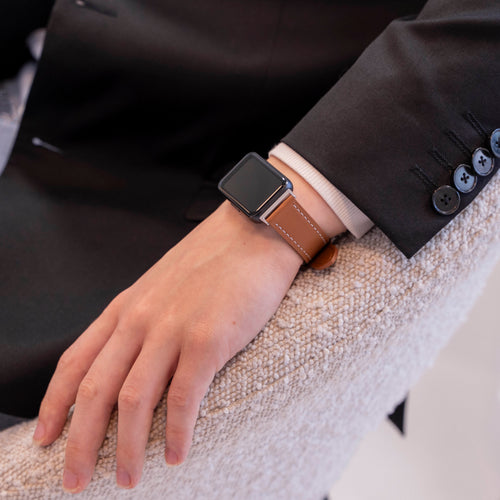 Samsung Galaxy Fit 3 Leather Strap (Brown)
