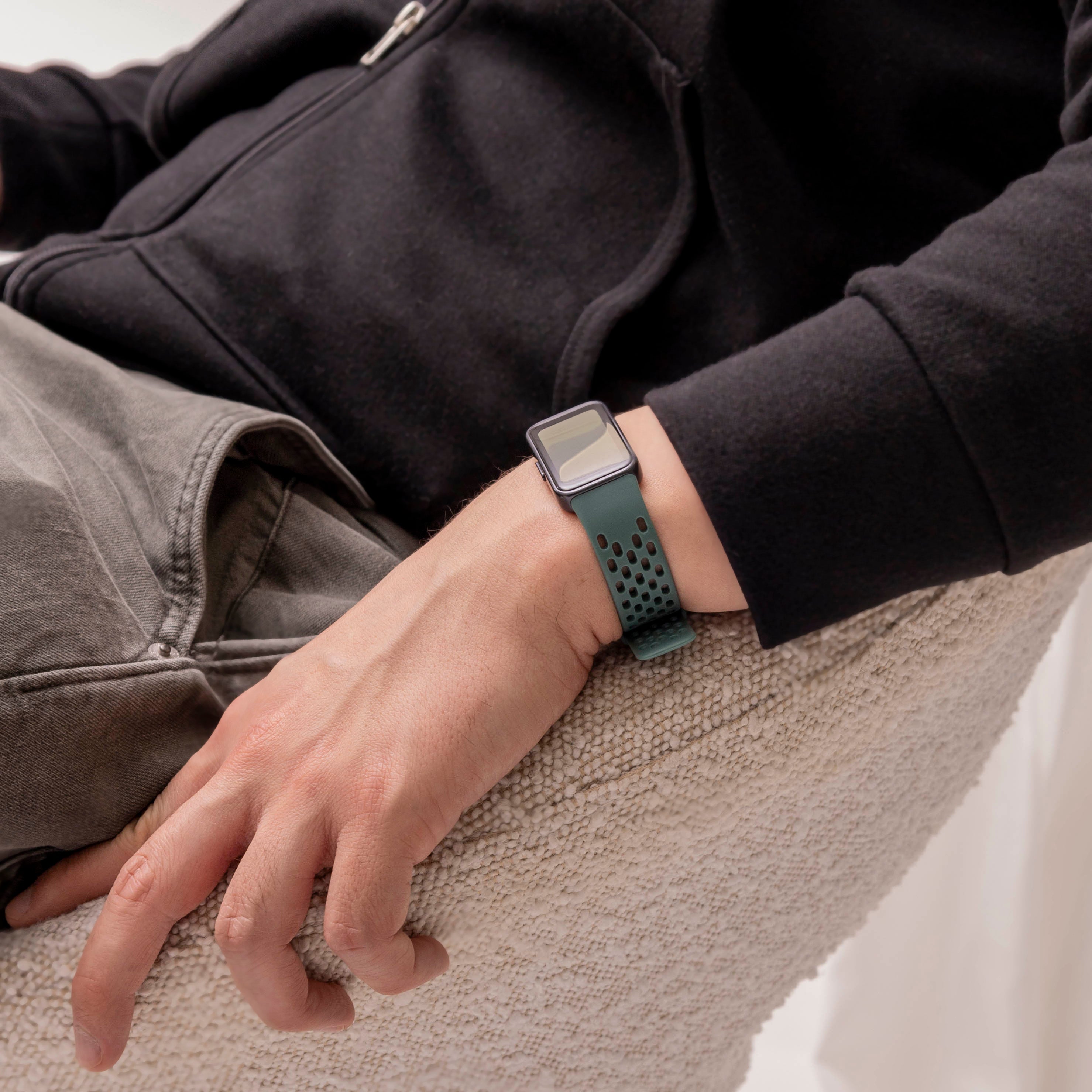 Huawei Band 10 Silicone Air Strap (Pine Green)