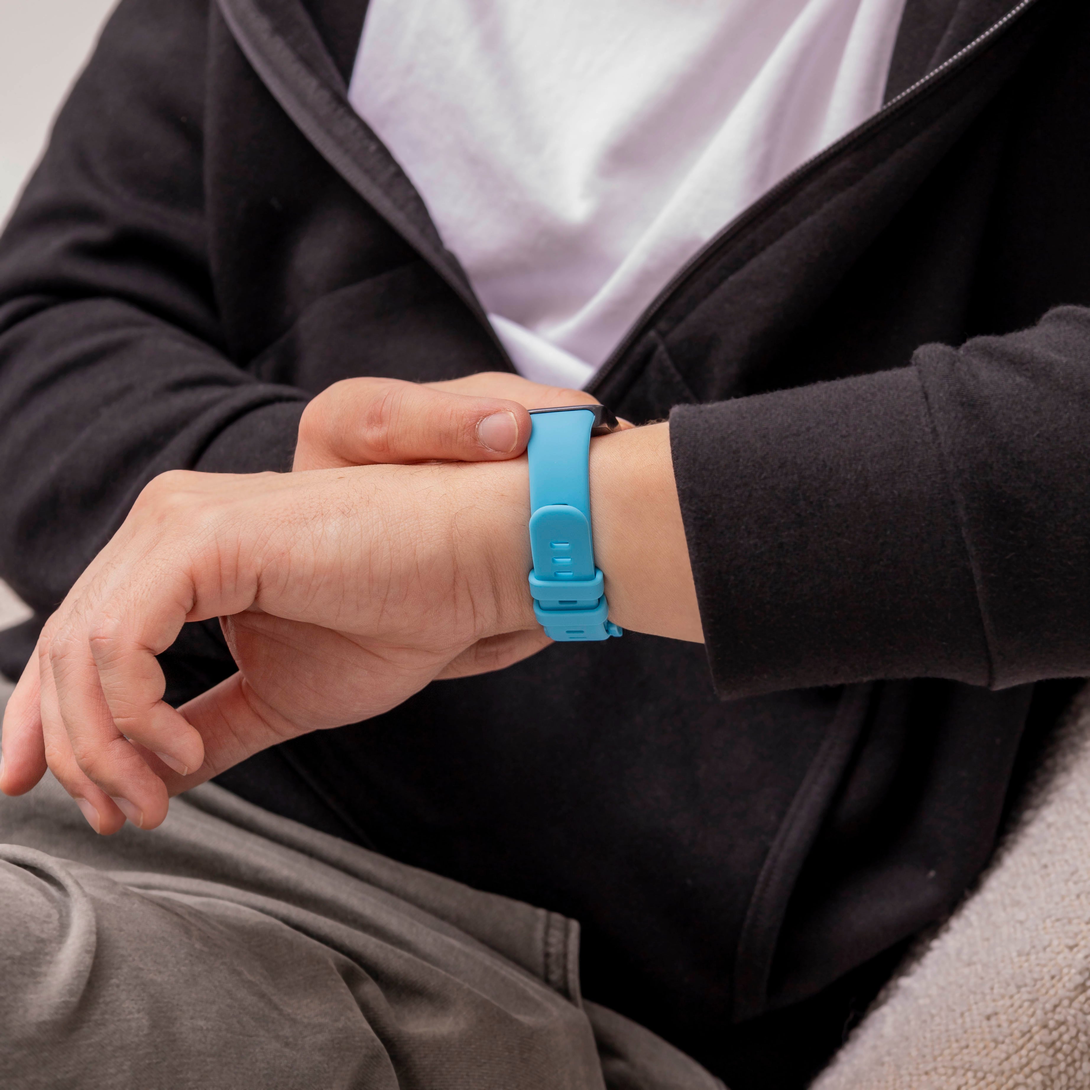 Huawei Band 8 Silicone Classic Strap (Light Blue)