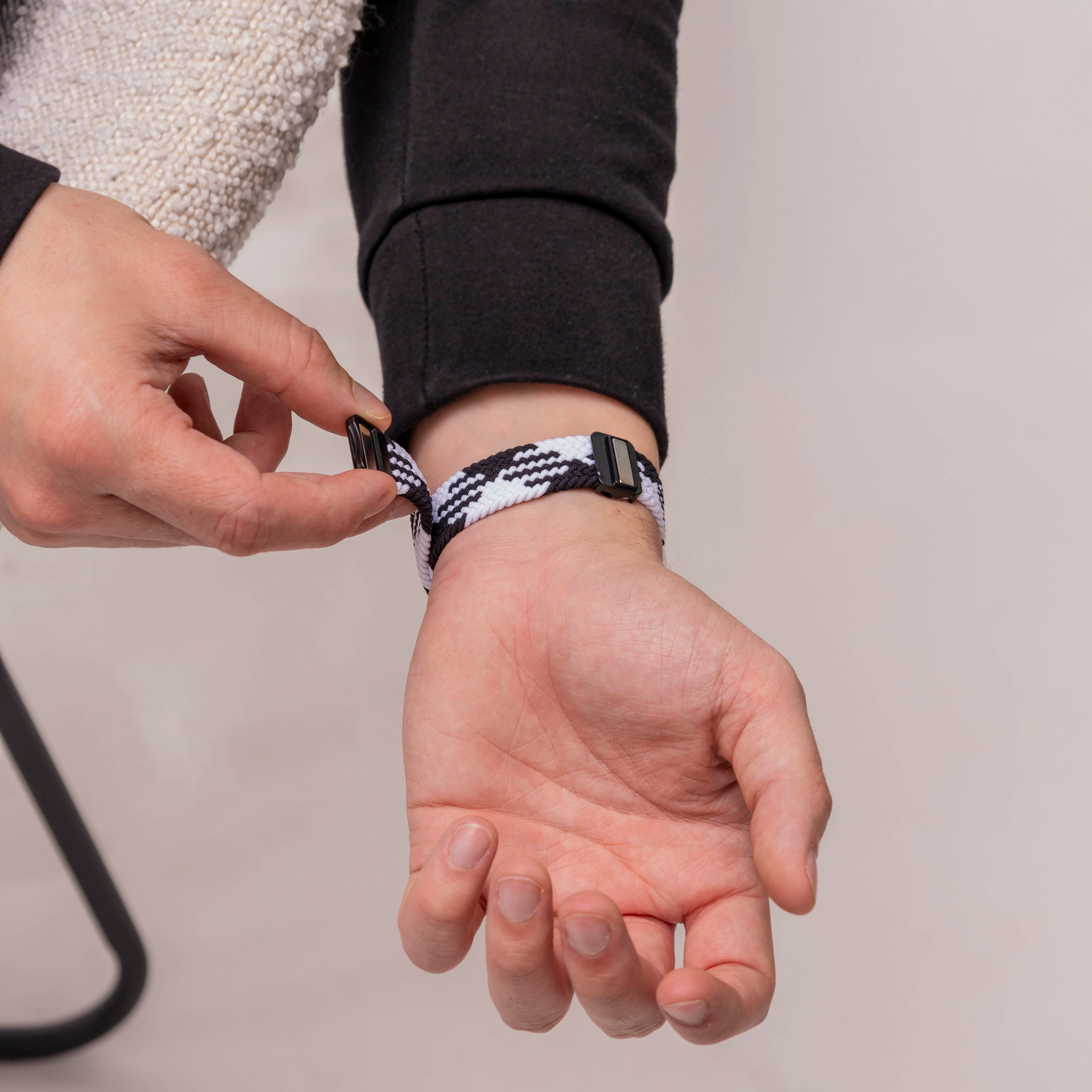 Huawei Band 9 Woven Strap (Mandala Black)