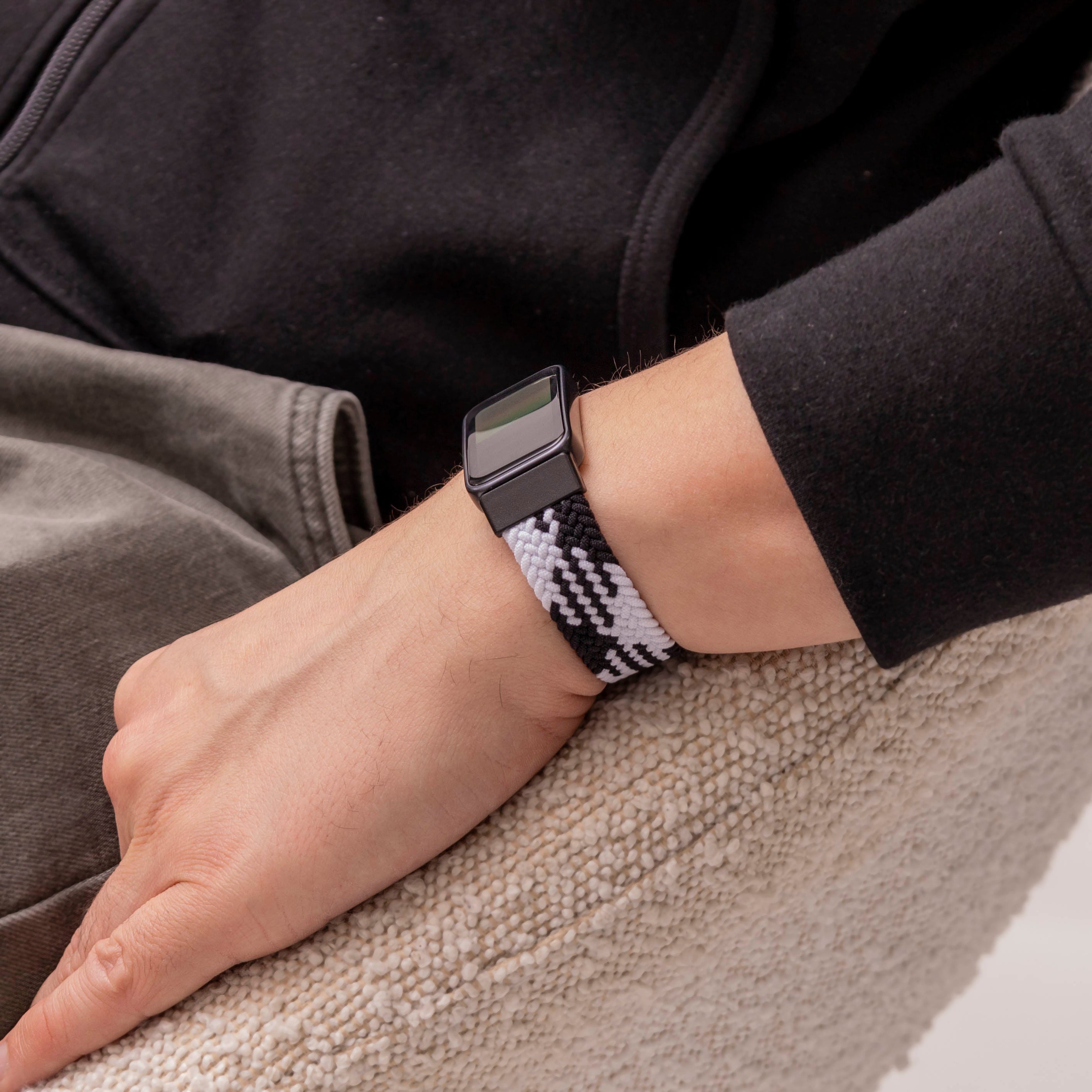 Huawei Band 9 Woven Strap (Mandala Black)