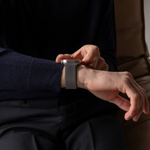 Apple Watch Ultra Titanium Milanese Strap (Silver)