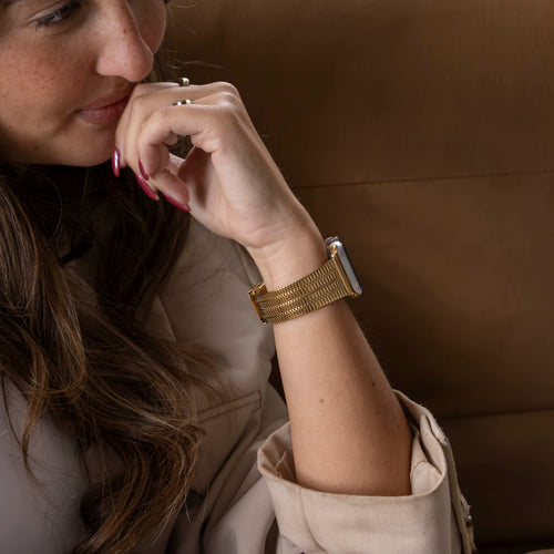 Apple Watch Ultra Stainless Steel Strap (Gold)