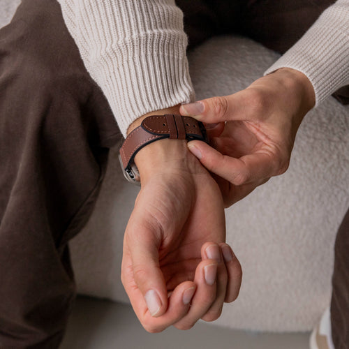 Apple Watch Ultra Hybrid Nylon Strap (Black)