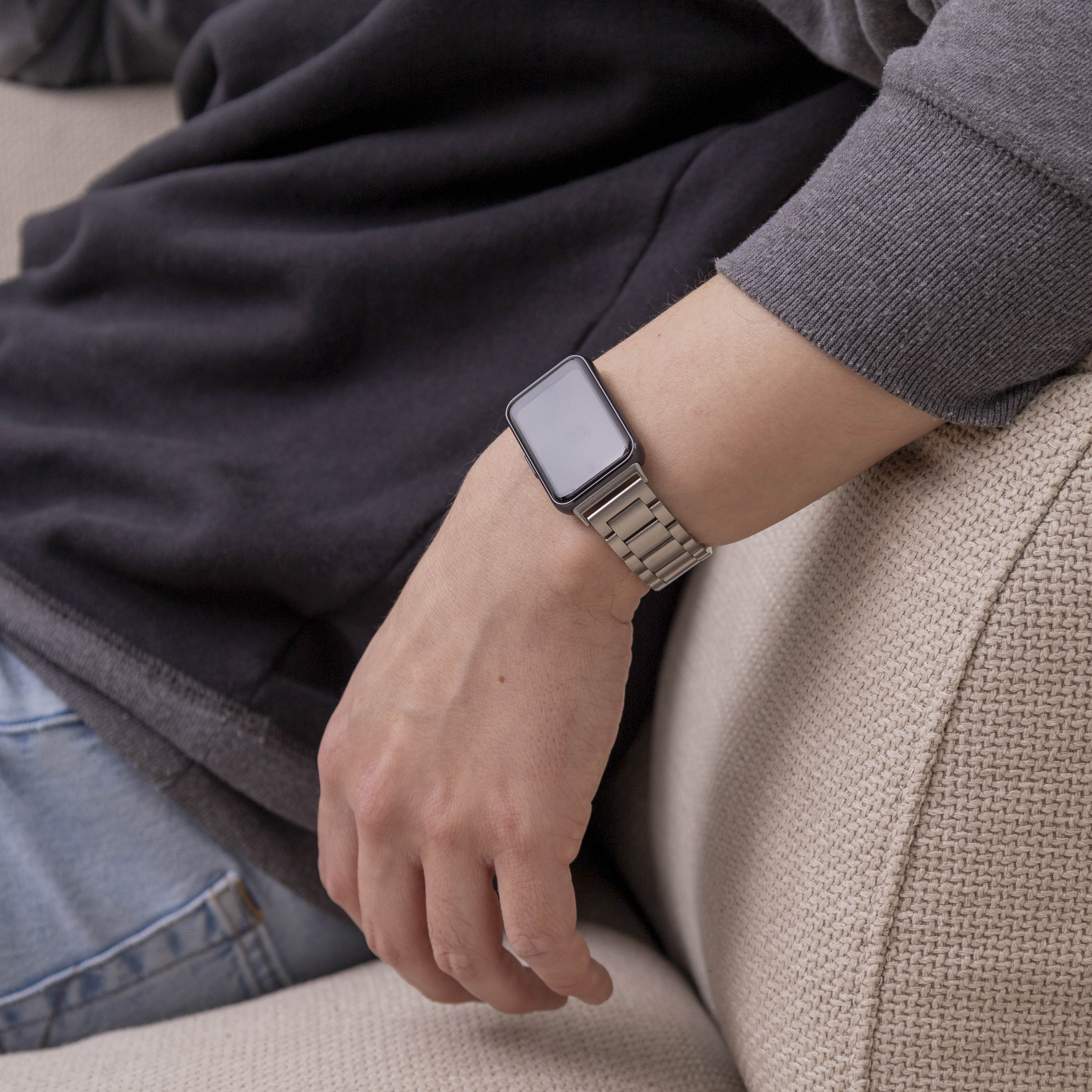 Samsung Galaxy Fit 3 Steel Strap (Silver)