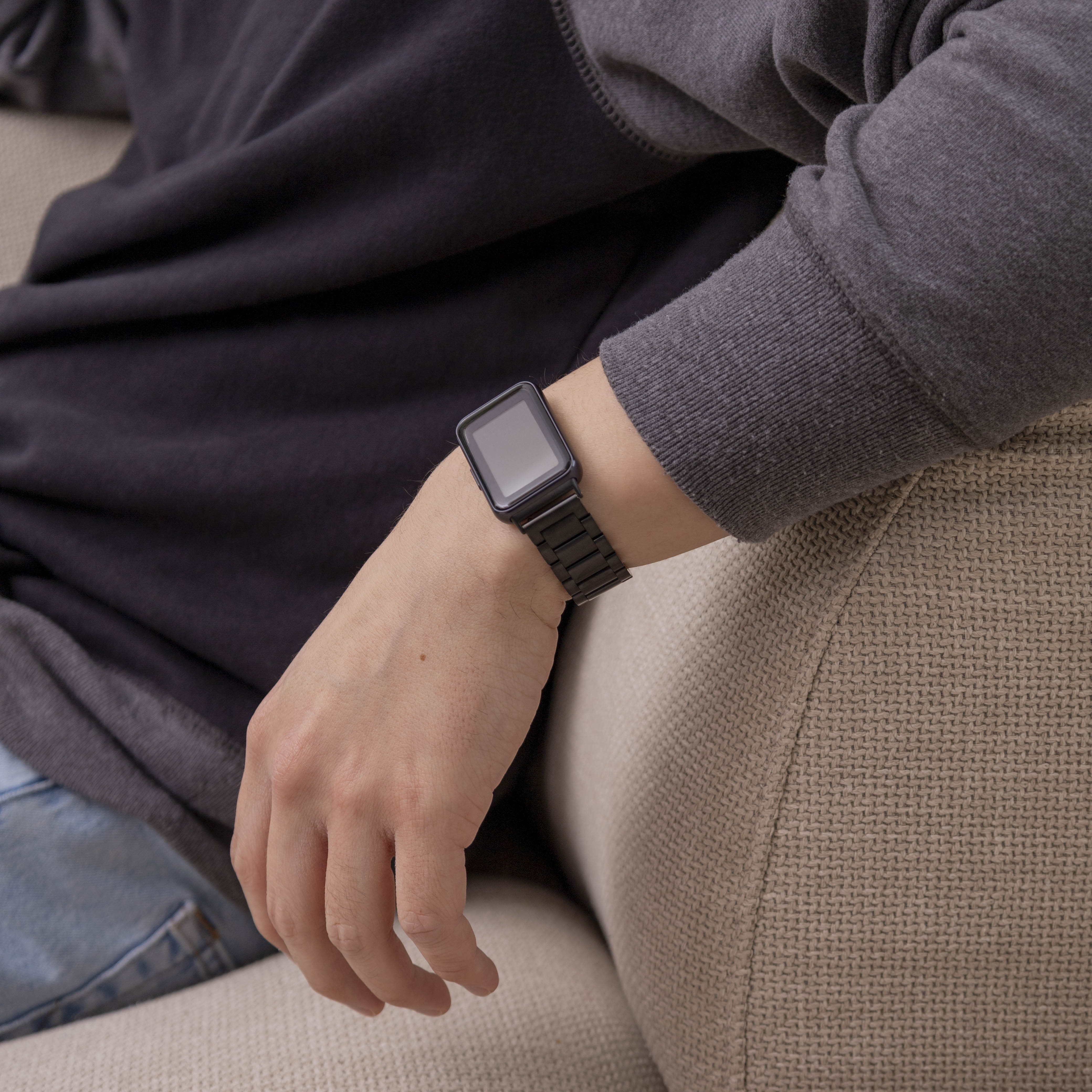 Samsung Galaxy Fit 3 Steel Strap (Black)