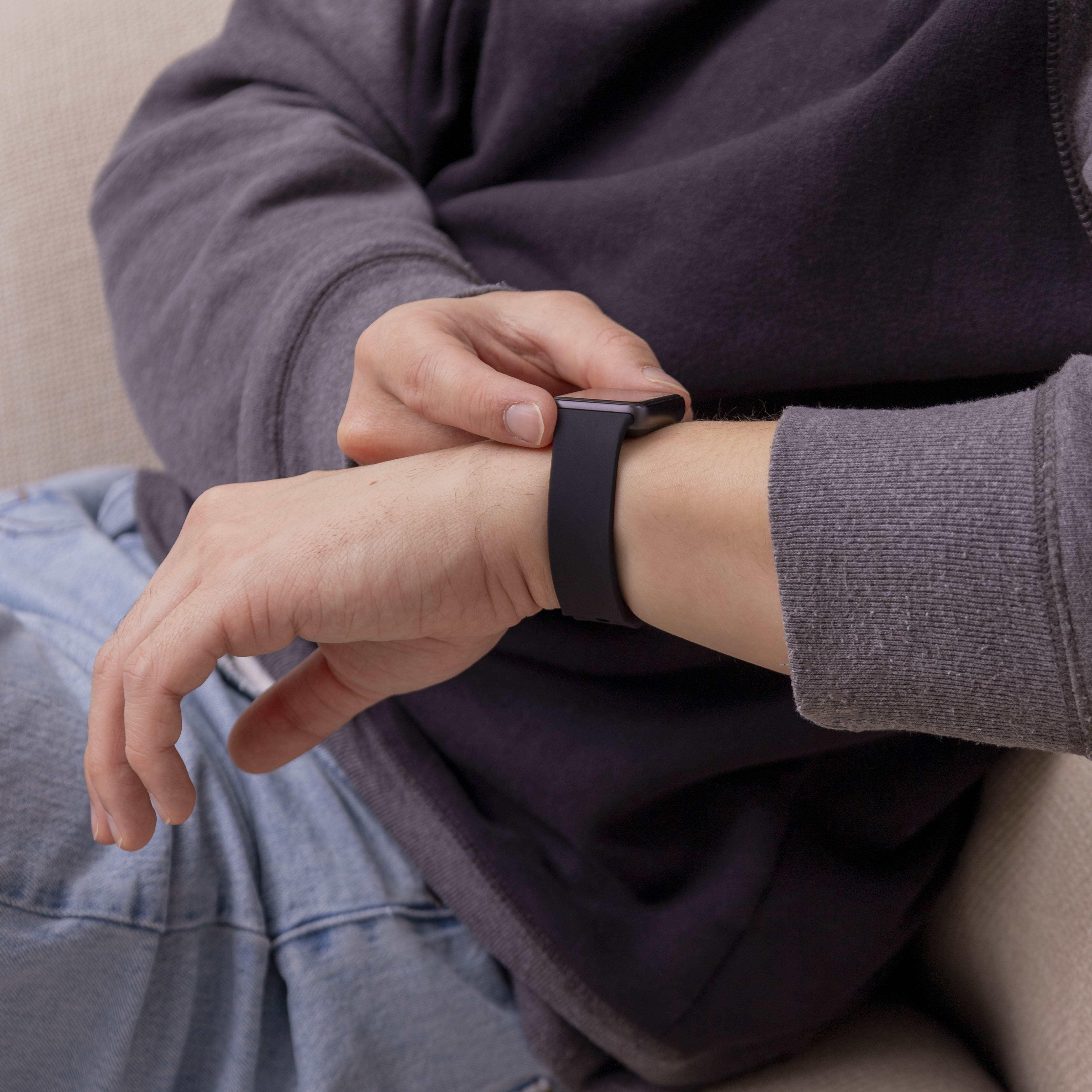 Samsung Galaxy Fit 3 Silicone Strap (Black)