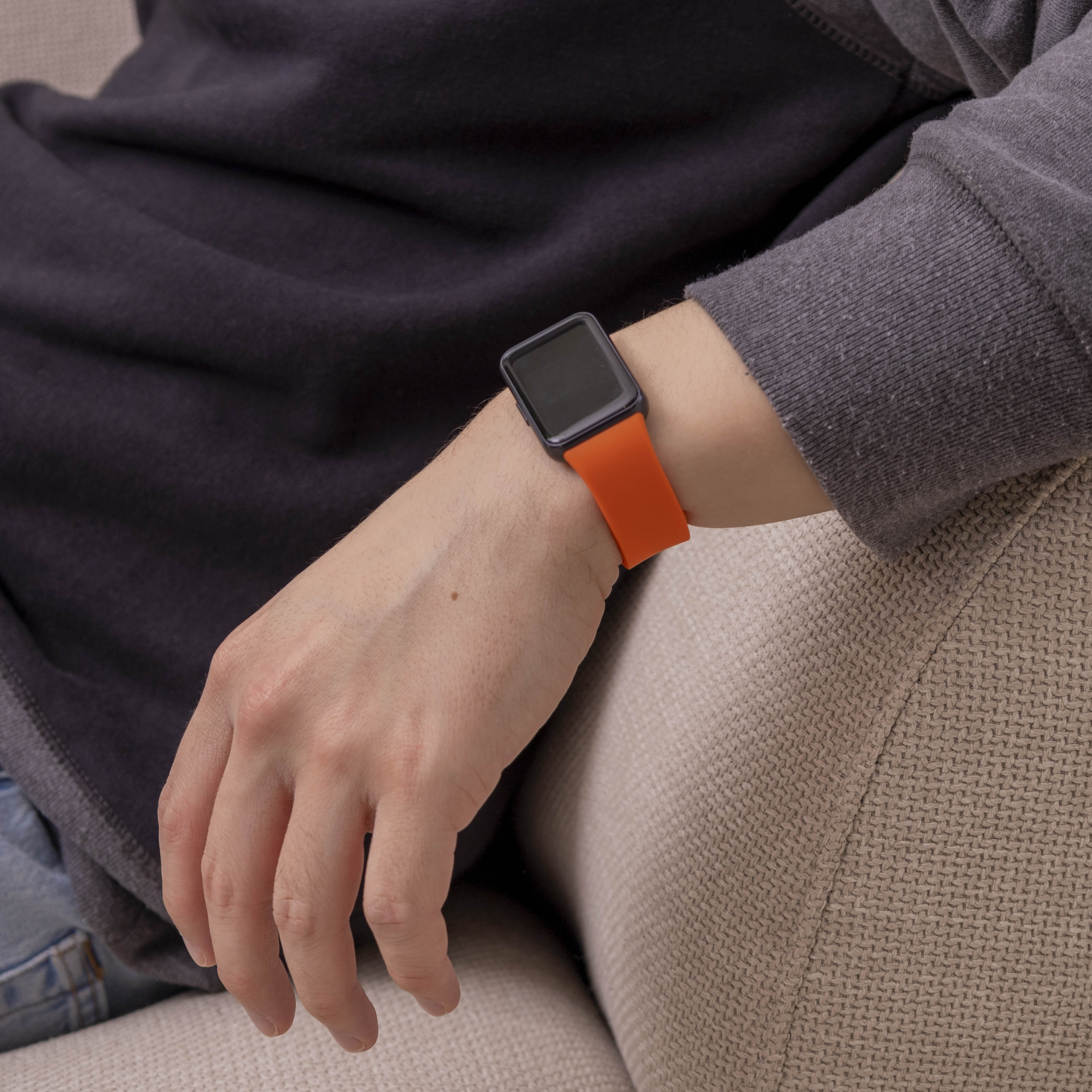 gear fit 3 Samsung Galaxy Fit 3 Silicone Strap (Orange)