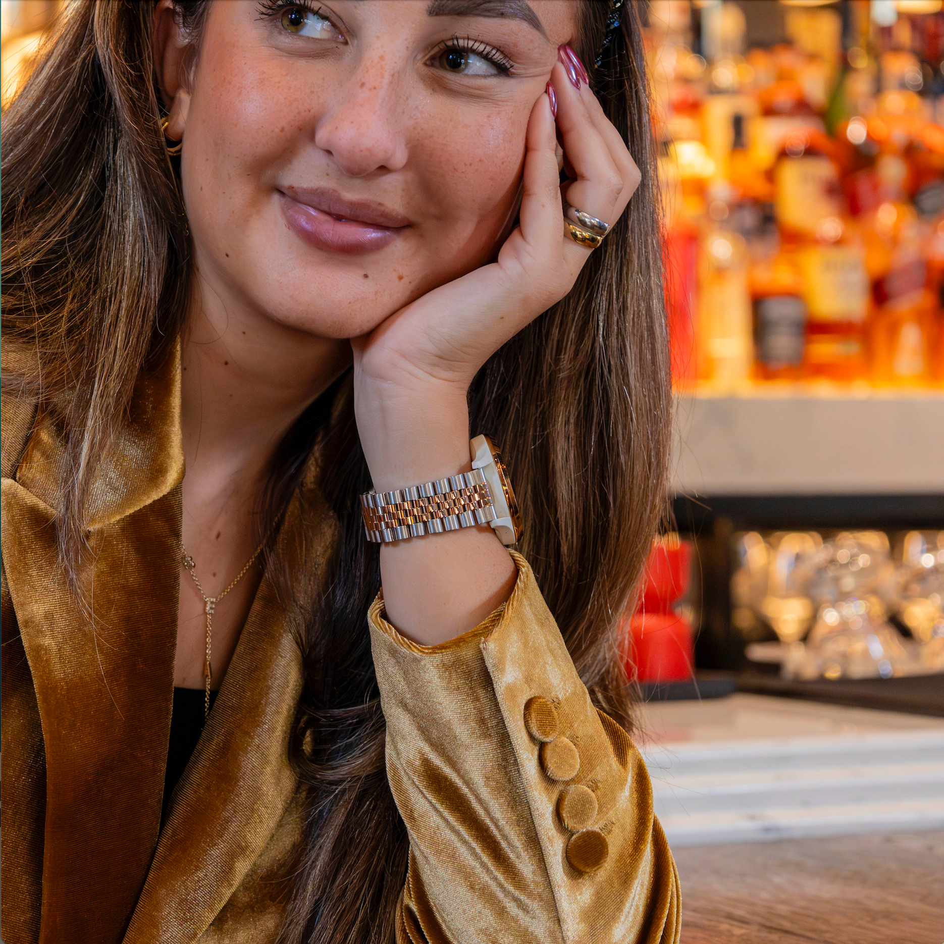 Samsung Gear S3 Steel Strap Jubilee (Silver/Rose Gold)