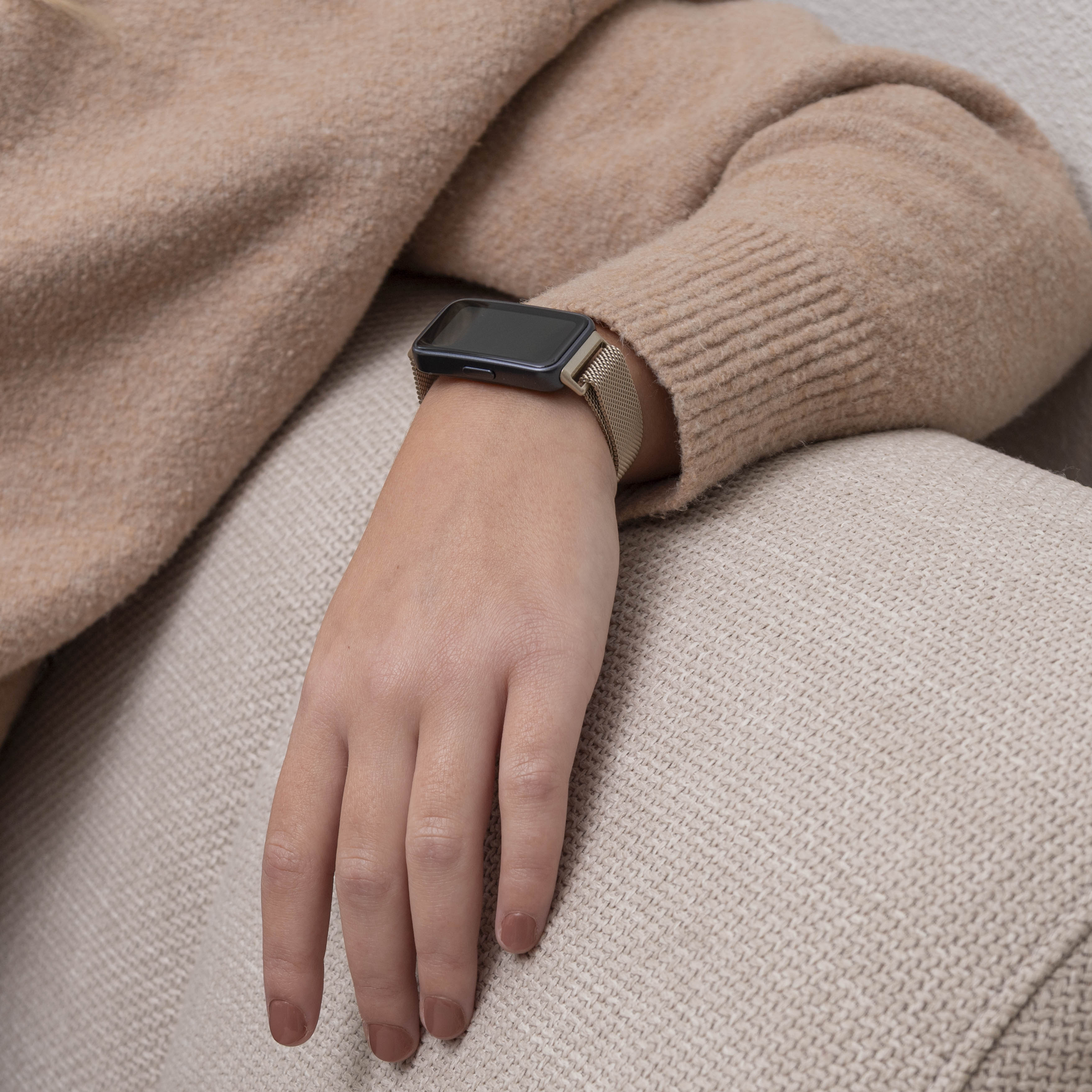 Huawei Band 9 Milanese Strap (Champagne Gold)