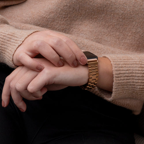 Huawei Band 10 Steel Strap (Rose Gold)