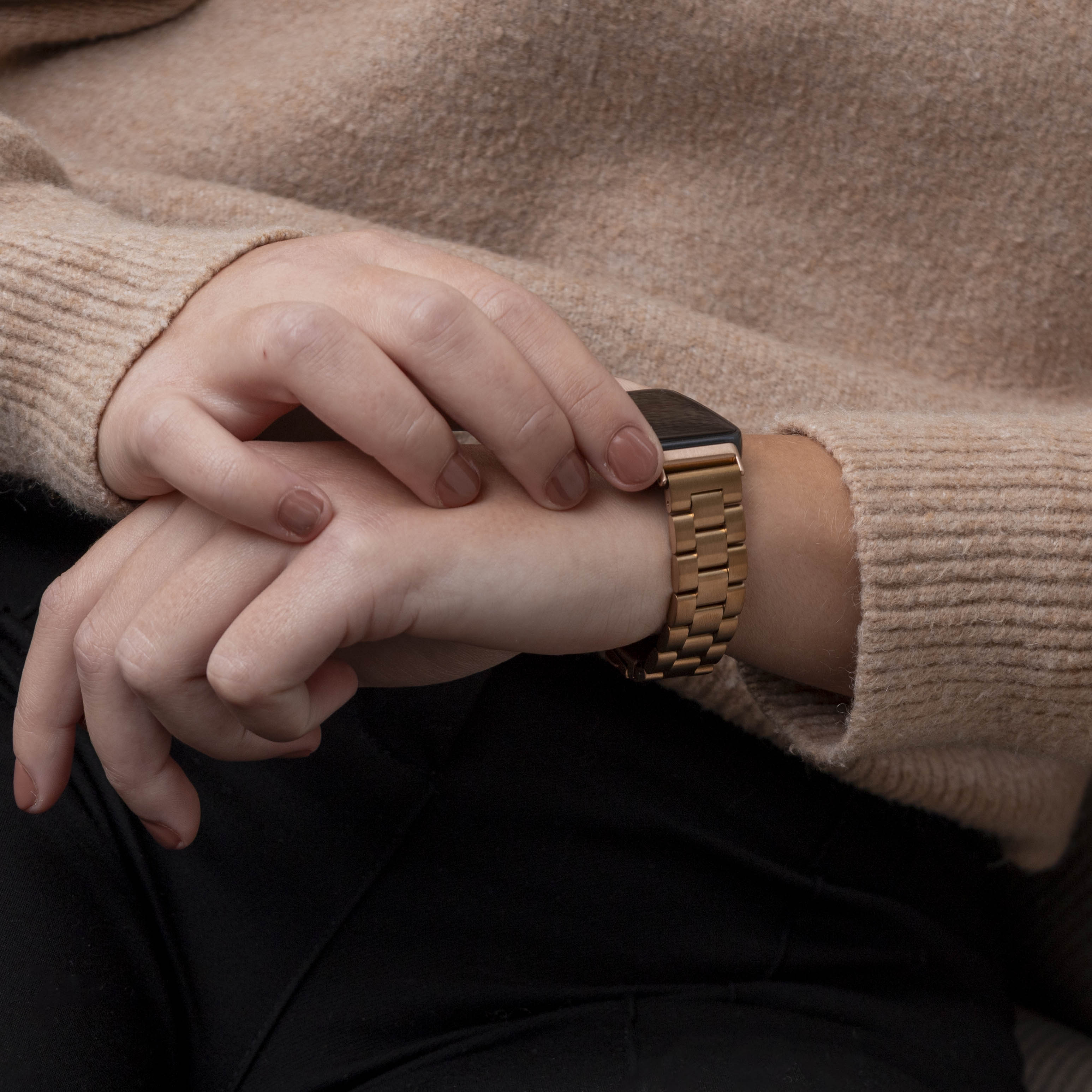 Huawei Band 9 Steel Strap (Rosegold)