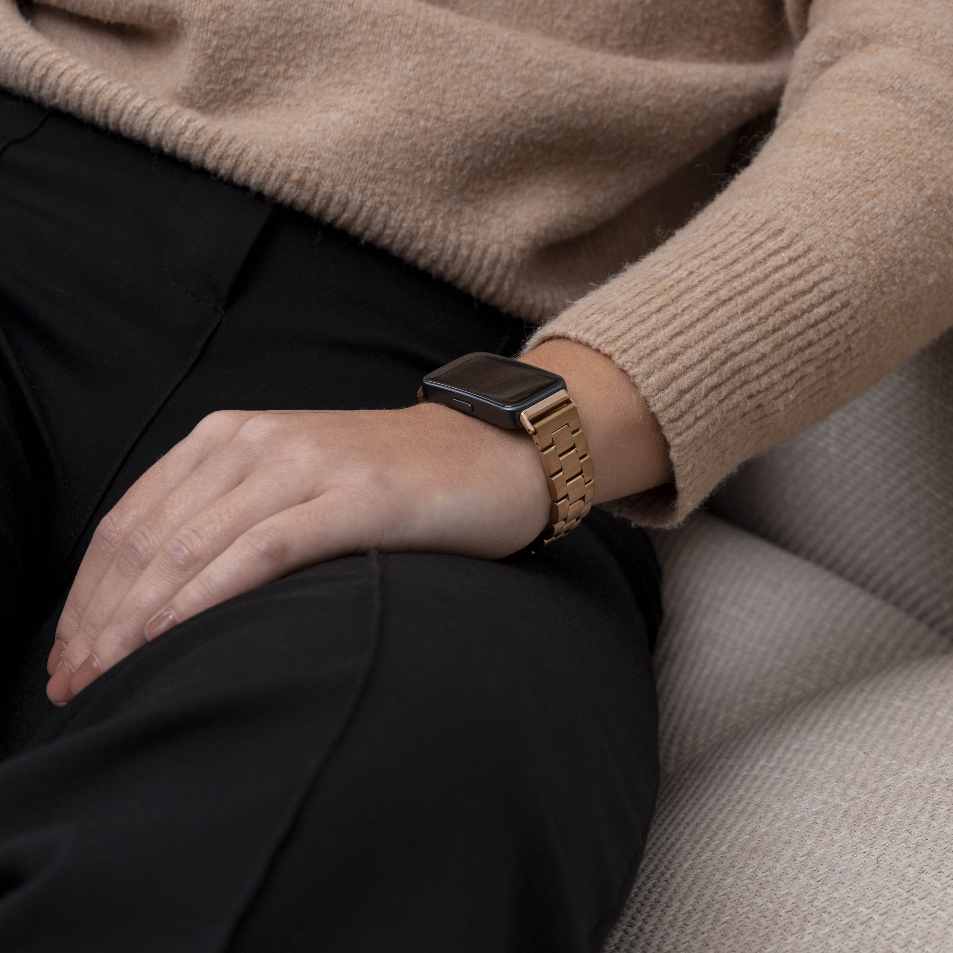 Huawei Band 9 Steel Strap (Rosegold)