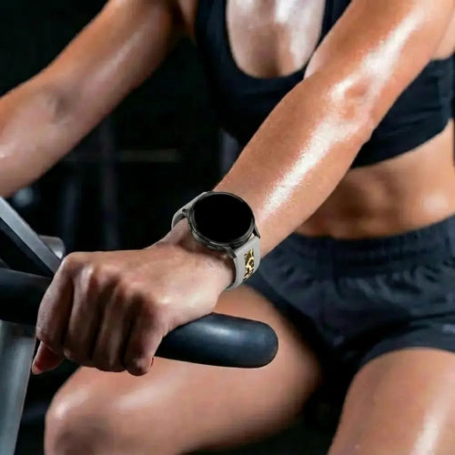 Bandz Amazfit Cheetah 2 Pro Dual Leopard Strap (Light Grey)
