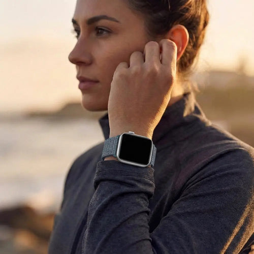 Bandz Apple Watch Nylon Strap 'Classic' (Mist Green)