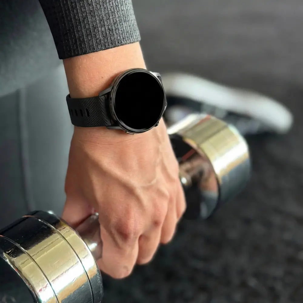 Bandz Garmin Vivoactive 4s Silicone Strap 'Deluxe' (Black)