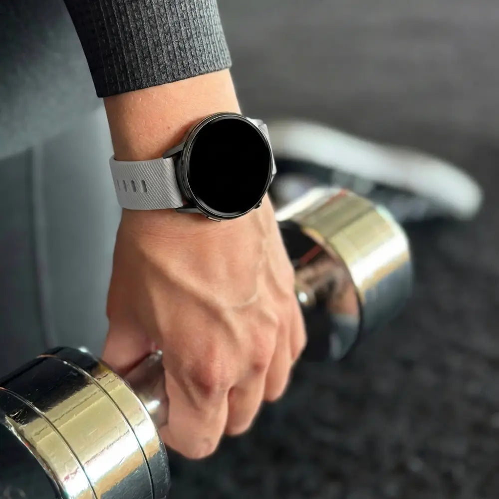 Bandz Garmin Vivoactive 4s Silicone Strap 'Deluxe' (Grey)