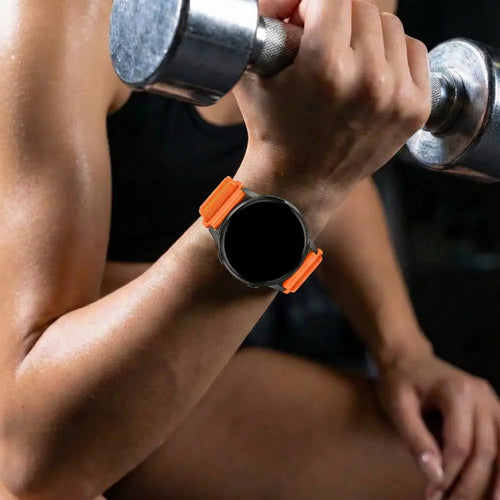 Bandz Garmin Vivomove Sport Nylon Strap 'Wave' (Orange)