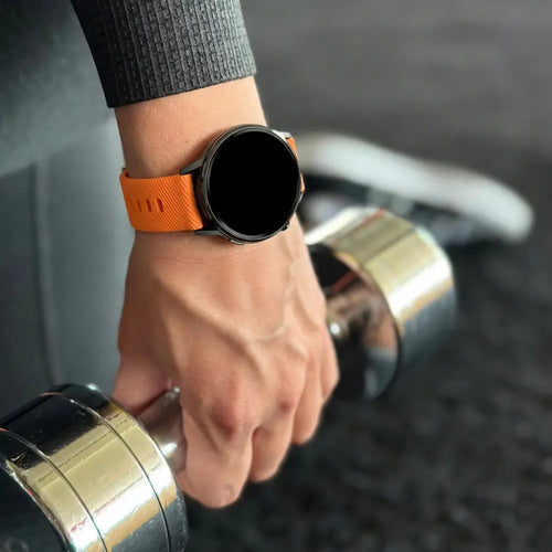 Bandz Garmin Forerunner 265s Silicone Strap 'Deluxe' (Orange)