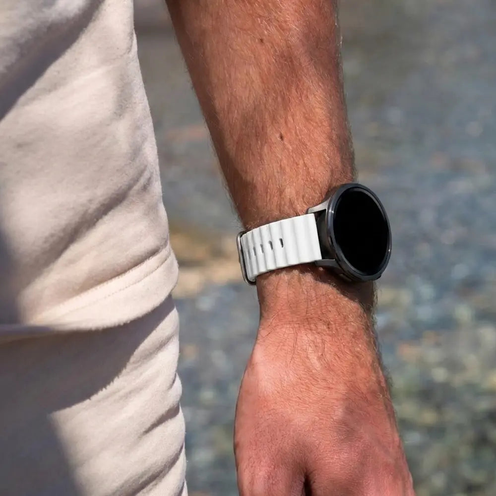 Bandz Garmin Vivoactive 6 Ocean Strap 'Classic' (White)
