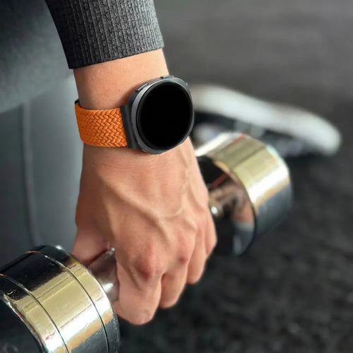 Bandz Samsung Galaxy Watch 8 - 44mm Magnetic Braided Strap (Orange)