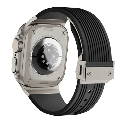 Liquid Elastic Silicone Strap, black