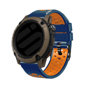Garmin Venu X1 Sport Buckle Strap (Blue/Orange)