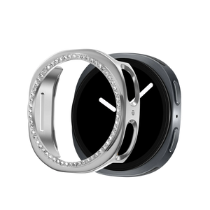 Bandz Samsung Galaxy Watch 8 - 40mm Diamond PC Case (Silver)
