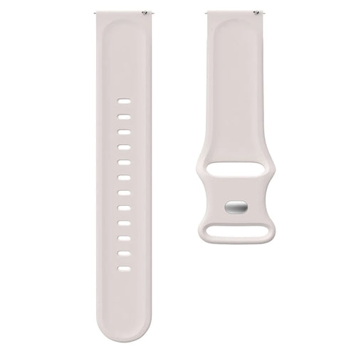 xoxo Wildhearts Fossil Gen 5e 44mm Silicone Strap (Beige)