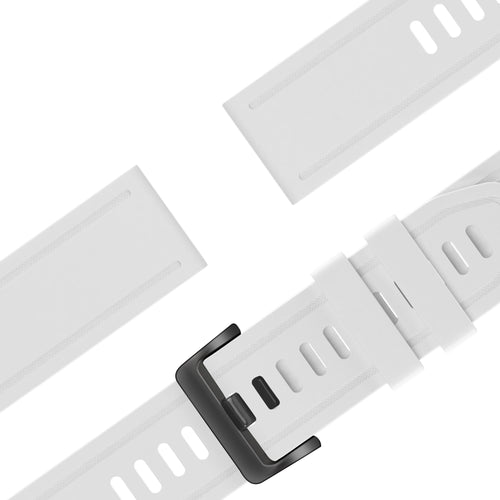 Bandz Garmin Approach S70 - 42mm Buckled Silicone Strap (White)