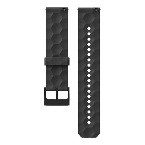 OnePlus Watch 3 Silicone Hexa Strap (Black)