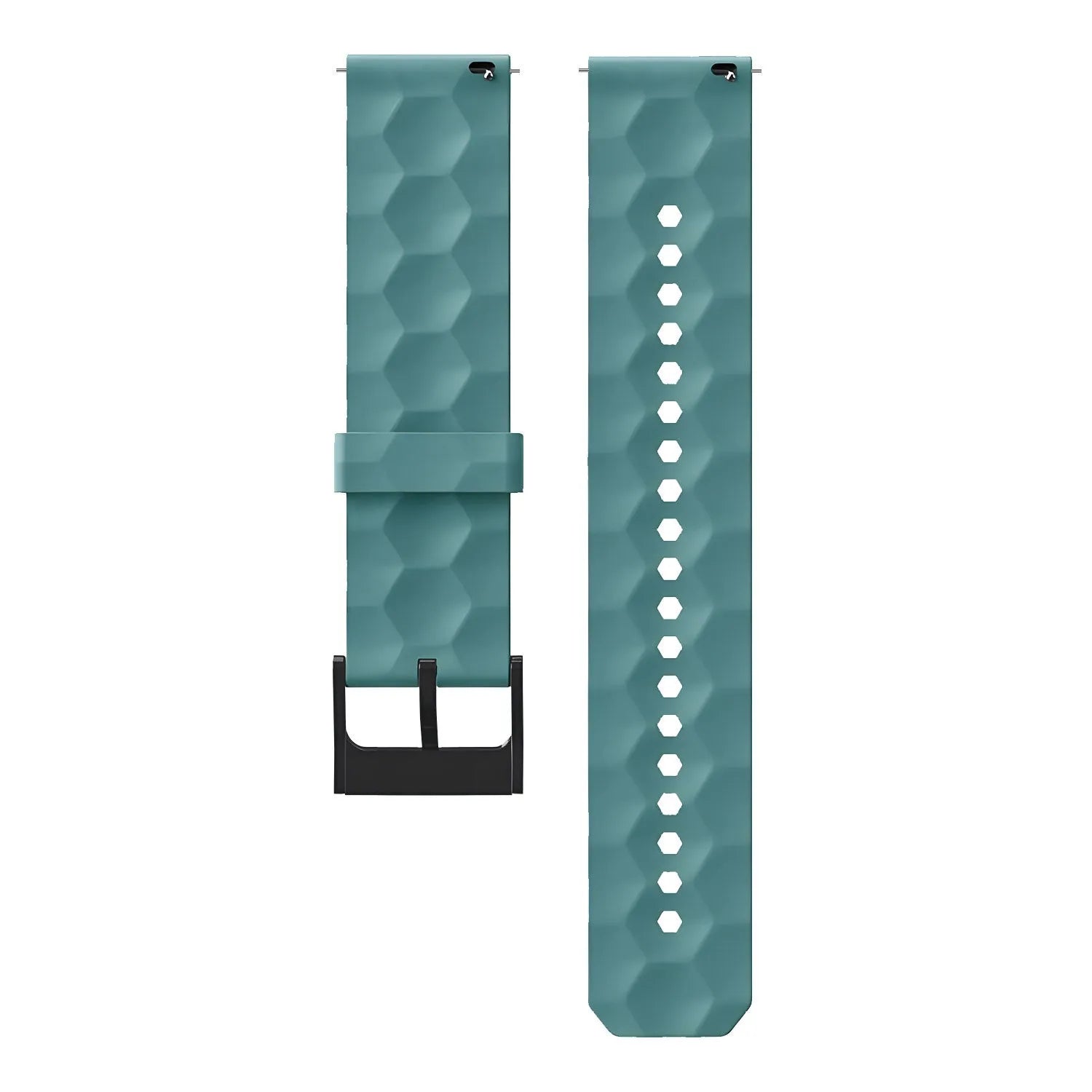 Coros Pace 2 Silicone Hexa Strap (Greyblue)