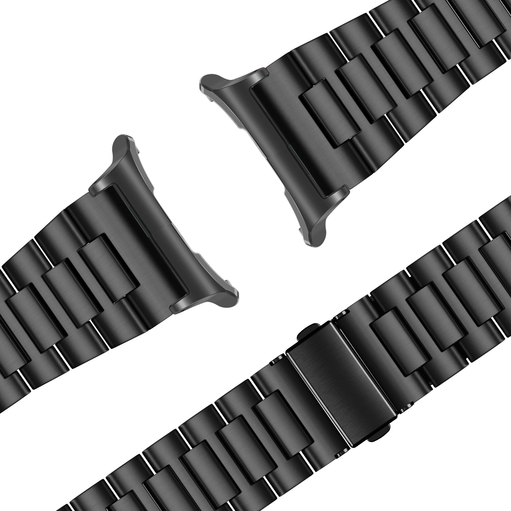 Bandz Samsung Galaxy Watch Ultra 2 Steel Link Strap 'Deluxe' (Black)