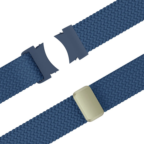Bandz Samsung Galaxy Watch 7 - 40mm Braided Strap 'Easy Fit' (Blue)