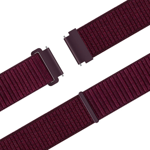 Bandz Oppo Watch X2 Mini Nylon Strap 'Easy Fit' (Plum)