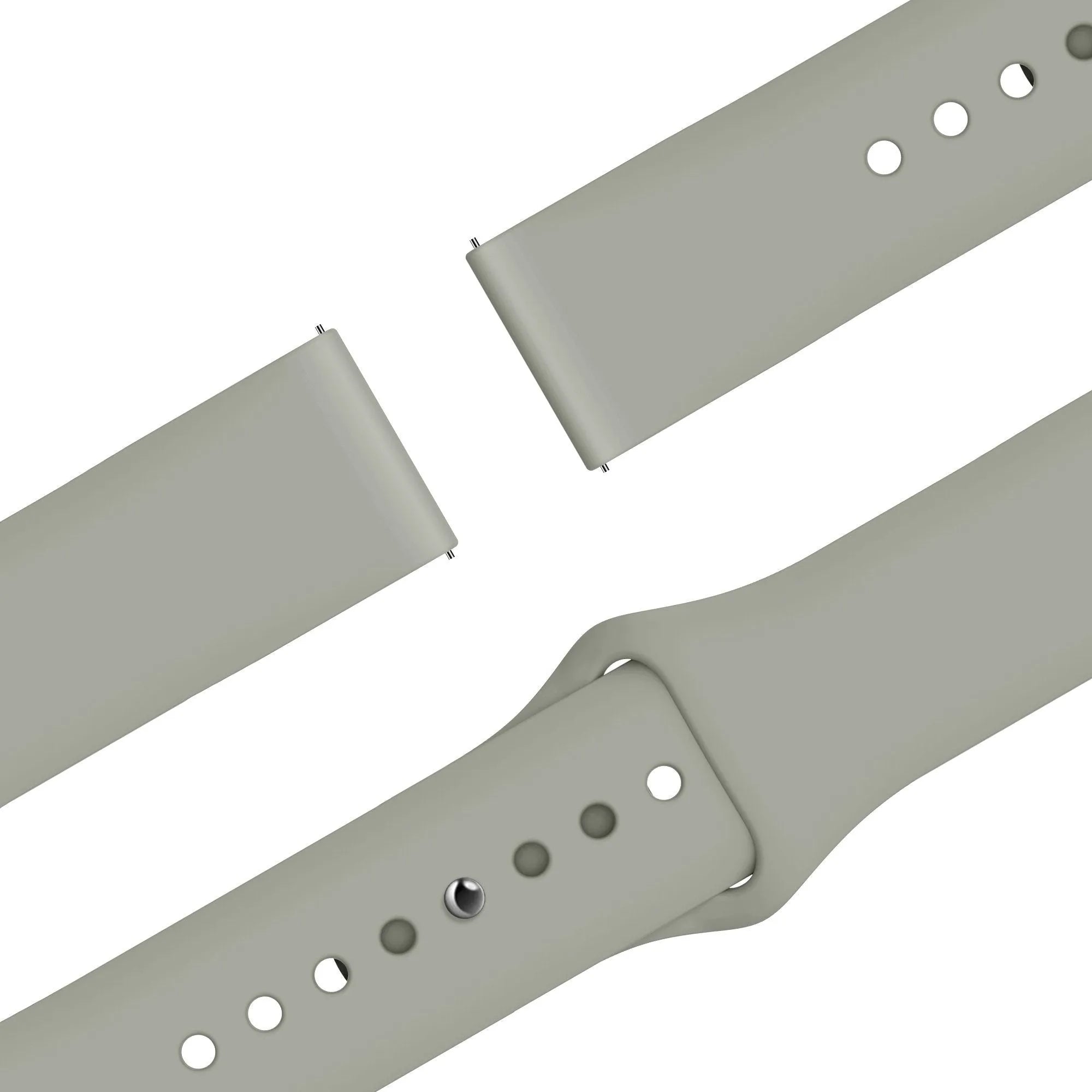 Bandz Amazfit Balance 2 Sport Strap 'Easy fit' (Light Grey)