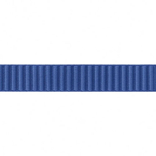 Nylon Fabric Strap, navy blue, laid flat, separate parts, direct top view