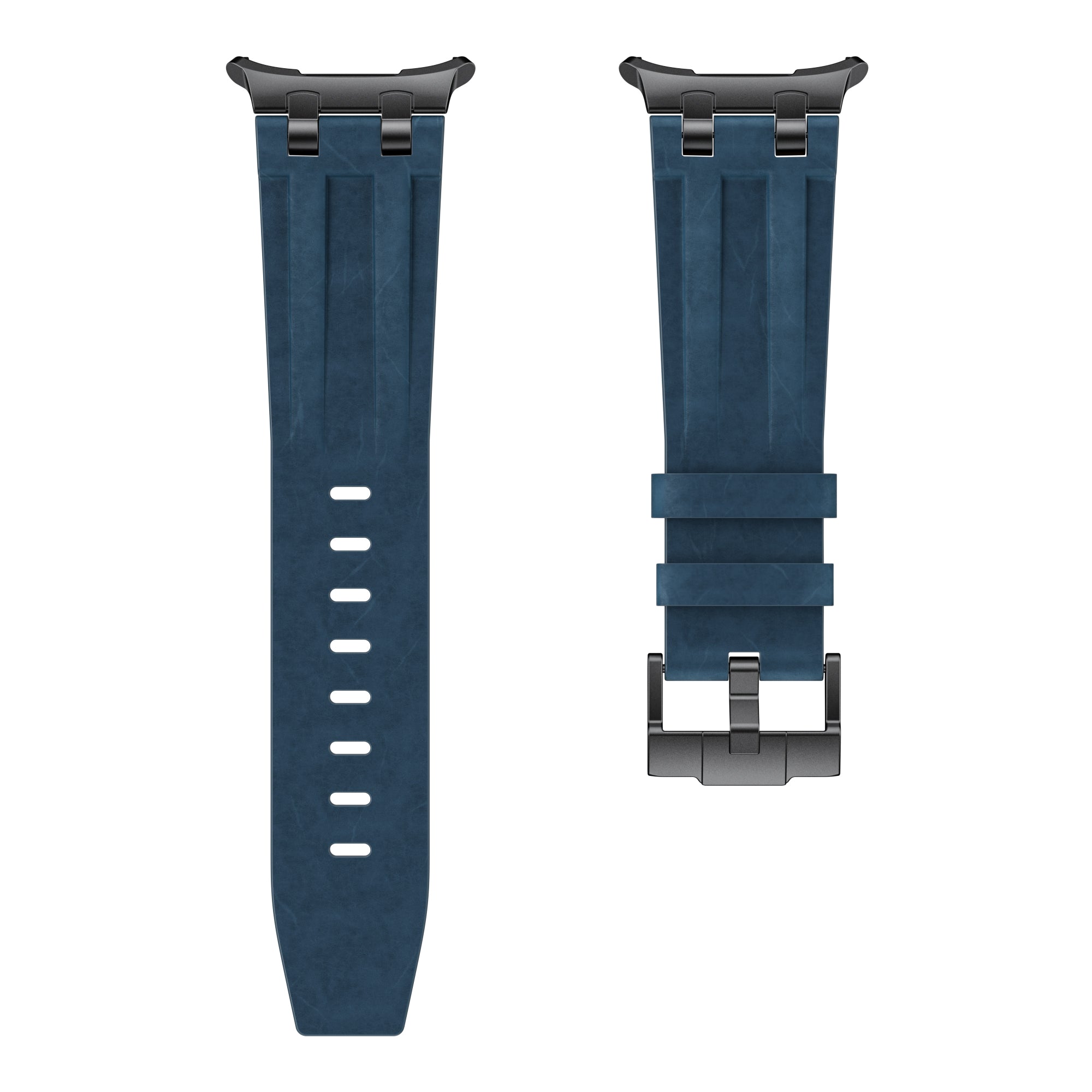 Samsung Galaxy Watch Ultra 2 Solid Leather Strap (Dark Blue)