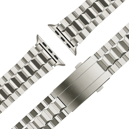 Bandz Apple Watch Titanium Strap 'Deluxe' (Titanium)
