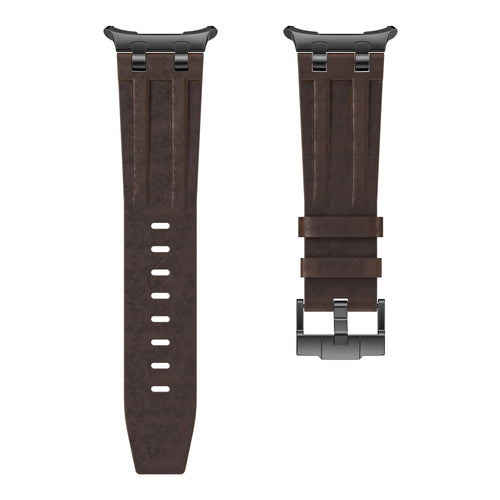 Samsung Galaxy Watch Ultra 2 Solid Leather Strap (Coffee)
