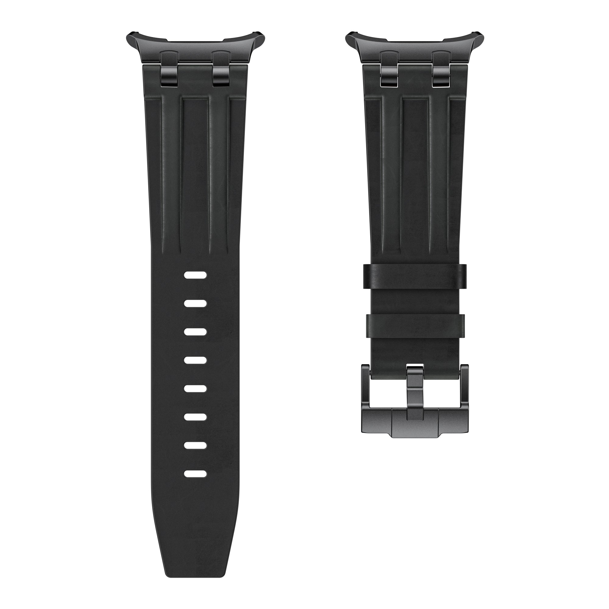 Samsung Galaxy Watch Ultra Solid Leather Strap (Black)