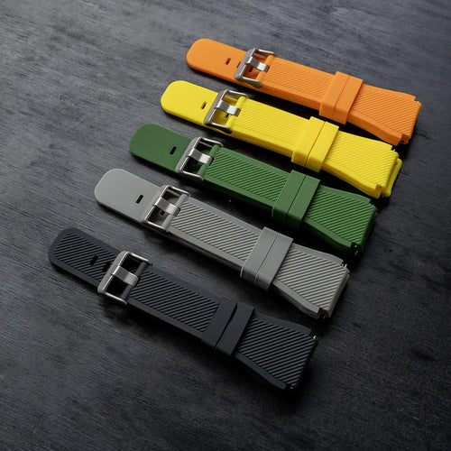Polar Grit X2 Pro Twill Silicone Strap (Grey)