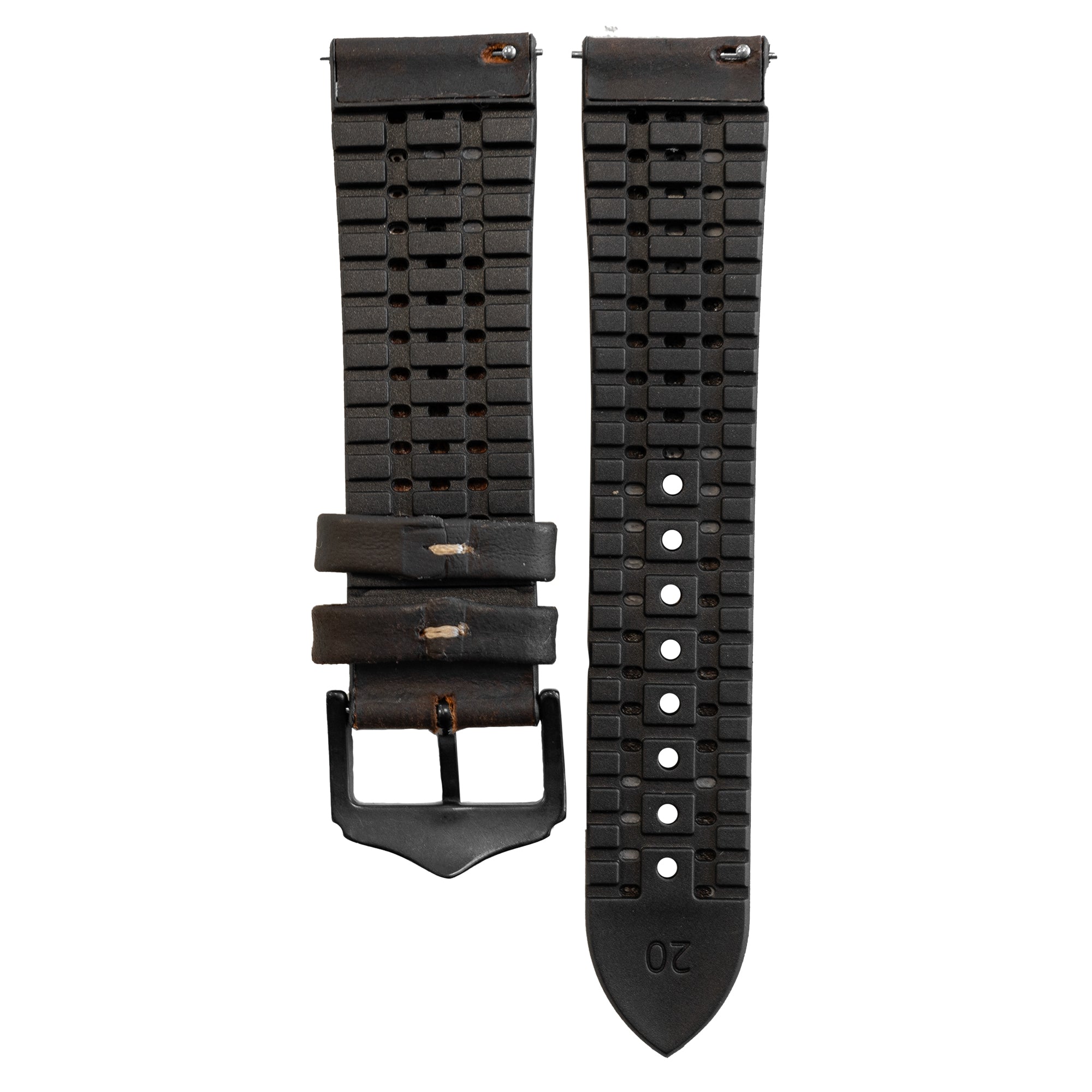 Amazfit Active Leather / Silicone Strap (Brown)